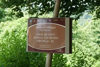 Pannello illustrativo - Parrocchiale dei Santi Andrea e Gaudenzio a ValduggiaFrazione Zuccaro