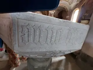 Fonte battesimale Zabreri - Parrocchiale di San Martino a ValgranaFrazione Ripalta