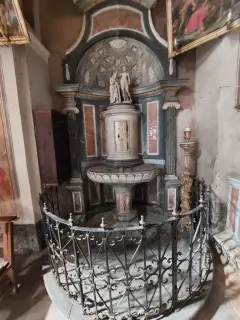 Fonte battesimale - Parrocchiale di San Martino a ValgranaFrazione Ripalta