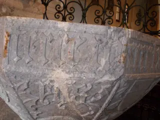 Fonte battesimale TERRE M° - Parrocchiale di San Giovanni Battista a Valmala