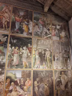 Parete Gaudenziana - Riquadri di destra - Chiesa di Santa Maria delle Grazie a Varallo