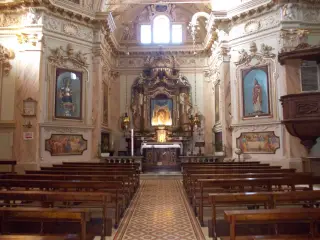 Interno - Cappella o Santuario della Beata Vergine o Madonna del Pasco a Villanova MondovìFrazione Madonna del Pasco