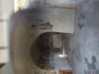 Affreschi interni dalla finestrella - Cappella di San Pancrazio a Villar Dora
