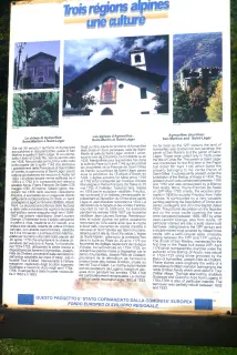 Pannello illustrativo - Chiesa di Saint-Léger a Aymavilles