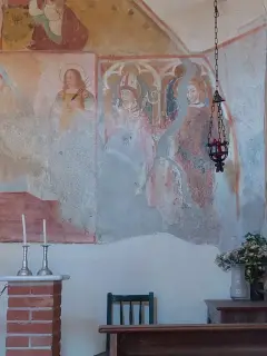 Affreschi - Cappella di San Bernardino a San Michele MondovìFrazione Castello