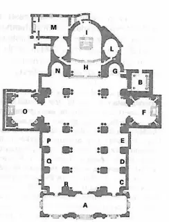 Pianta - Duomo di Sant'Eusebio a Vercelli