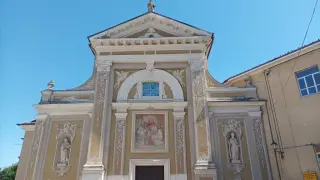 Facciata - Parrocchiale di San Giovanni Lupazzano o dei Ss. Giovanni e Evasio a MondovìFrazione Carassone