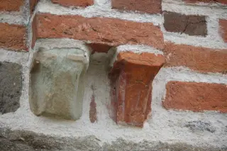Peducci antica facciata - Chiesa Cimiteriale di Santa Maria Maddalena a MarentinoFrazione Avuglione