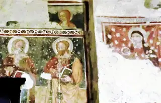 Affresco - Pieve di Santa Maria in Bredolo a MondovìFrazione Breolungi