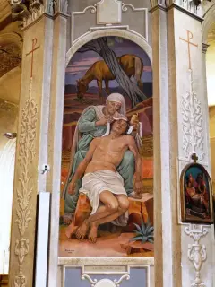 Parabola del buon samaritano - Parrocchiale di San Biagio a Doues