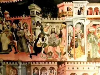 Affreschi - Chiesa di Santa Maria al Castello a Manta