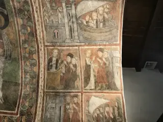 Vita di Maria Maddalena Affreschi - Chiesa o Cappella di Sainte-Marie Madeleine de Villa a GressanFrazione La Madeleine