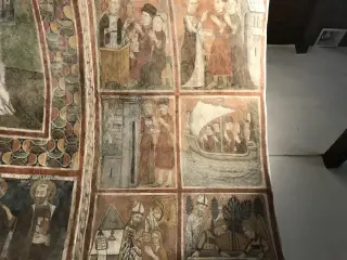 Vita di Maria Maddalena Affreschi - Chiesa o Cappella di Sainte-Marie Madeleine de Villa a GressanFrazione La Madeleine