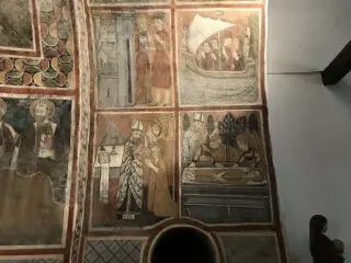 Vita di Maria Maddalena Affreschi - Chiesa o Cappella di Sainte-Marie Madeleine de Villa a GressanFrazione La Madeleine