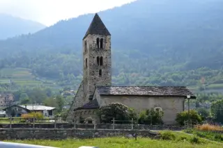Vista - Chiesa o Cappella di Sainte-Marie Madeleine de Villa a GressanFrazione La Madeleine