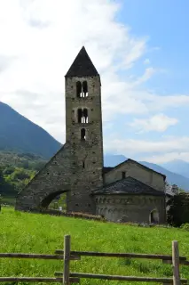 Campanile - Chiesa o Cappella di Sainte-Marie Madeleine de Villa a GressanFrazione La Madeleine