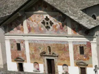 Facciata - Parrocchiale di San Giacomo Maggiore a Issime