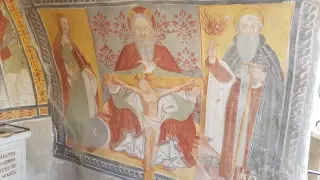 Padreterno, Cristo e Santi - Cappella della Peste a Ceres