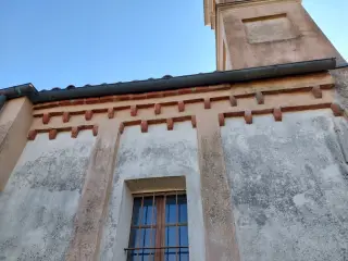 Fianco e campanile - Chiesa di Santa Maria Maddalena a RefrancoreFrazione Borgo Maddalena