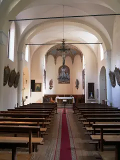 Interno - Parrocchiale di Sant'Orso a JovençanFrazione Les Adams