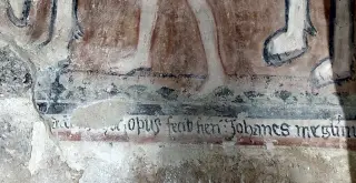 San Martino particolare della commissione - Chiesa Cimiteriale di San Martino a Montafia