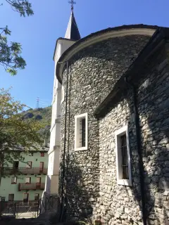 Abside e campanile - Parrocchiale di San Nicola a La Thuile