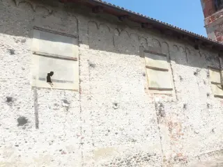 Fianco con archetti pensili - Chiesa di San Pietro a Crescentino