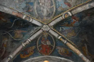 Affreschi della volta - Parrocchiale della Vergine Assunta a Morgex