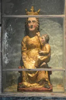 Vergine col Bambino XV secolo - Parrocchiale della Vergine Assunta a Morgex