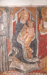 Madonna col Bambino - Oratorio di Sant'Antonio Abate a BrionaFrazione Orcetto