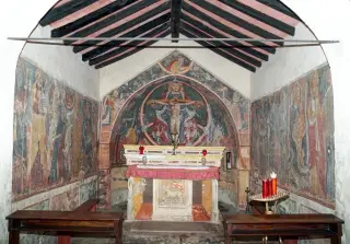 Interno - Oratorio di Sant'Antonio Abate a BrionaFrazione Orcetto