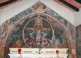 Catino absidale - Oratorio di Sant'Antonio Abate a BrionaFrazione Orcetto