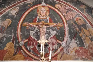 Pantocratore - Oratorio di Sant'Antonio Abate a BrionaFrazione Orcetto