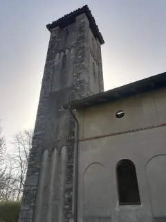 Campanile - Chiesa della Madonna della Neve o San Pietro a CureggioFrazione Marzalesco