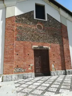 Facciata dettaglio - Parrocchiale di Maria Santissima Assunta a Rovasenda