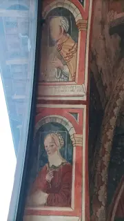 Affreschi del sottarco - Ex Oratorio di San Martino a CasalinoFrazione Ponzana