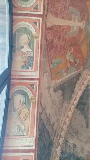 Affreschi del sottarco - Ex Oratorio di San Martino a CasalinoFrazione Ponzana