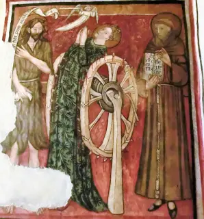 Martirio di Santa Caterina - Cappella del Castello a Serralunga D'Alba