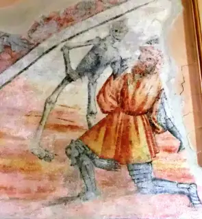 Affresco - Cappella di San Sebastiano a Sale San Giovanni