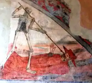 Affresco - Cappella di San Sebastiano a Sale San Giovanni