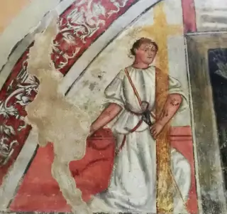 Affresco - Cappella di San Sebastiano a Sale San Giovanni