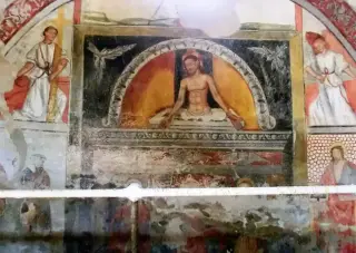 Affresco - Cappella di San Sebastiano a Sale San Giovanni