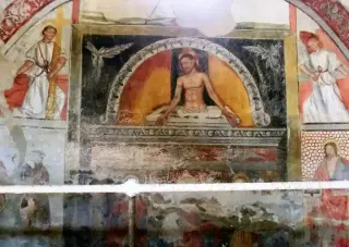 Affresco - Cappella di San Sebastiano a Sale San Giovanni