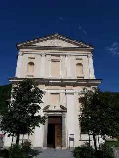 Facciata - Chiesa di San Germano a Borgofranco d'IvreaFrazione San Germano