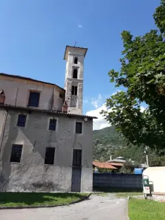 Fianco e campanile - Chiesa di San Germano a Borgofranco d'IvreaFrazione San Germano