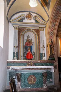 Statua della Madonna col Bambino - Chiesa di San Martino a CaltignagaFrazione Morghengo