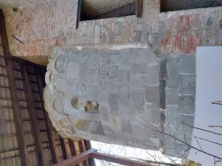 Abside Esterno - Oratorio di San Fortunato a MontegiocoFrazione Palazzo