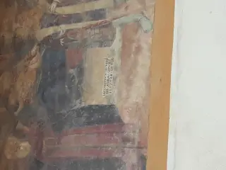 Dettaglio della firma dell'autore - Casa di Via San Sebastiano a Lombriasco