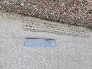 Tracce muratura originale - Cappella di San Giacomo di Ruspaglia a San Giorgio Canavese