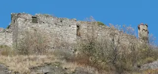 Vista - Rovine della chiesa di San Martino a Pont-Saint-Martin